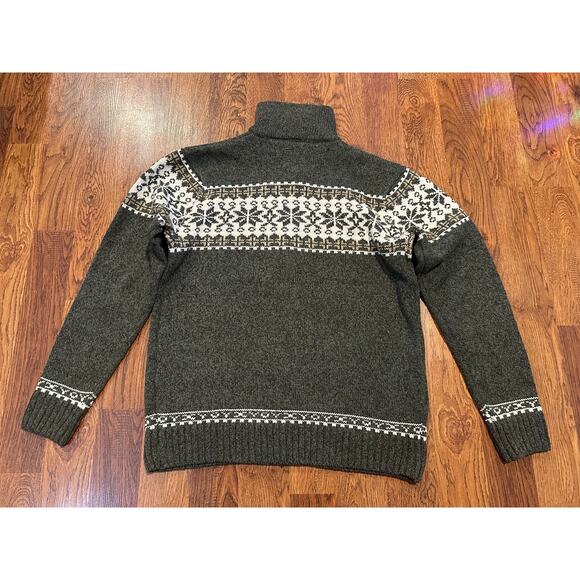 Reverb Vintage Men's Fair Isle Full Zip Cardigan Sweater – Approx. Size XL Y2K - Picture 2 of 8